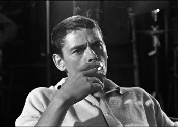 FRANCE - JULY 21:  Jacques Brel shooting ' Les Risques du Metier' in France on July 21, 1967.  (Photo by REPORTERS ASSOCIES/Gamma-Rapho via Getty Images)