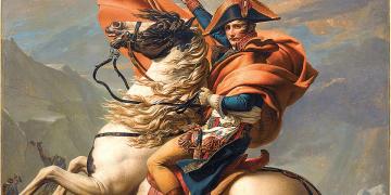 Πίνακας του Jacques-Louis David με τον Ναπολέοντα Βοναπάρτη (φωτ. Musée national du château de Malmaison)
