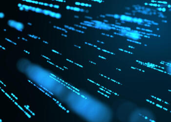 Abstract speed technology concept. with light and stripes motion blur moving fast over dark background.